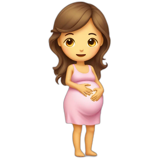 Morning sickness pregnant emoji