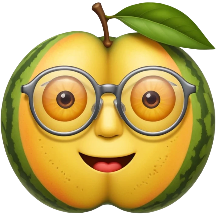 FRUIT WITH EYE GLASS emoji