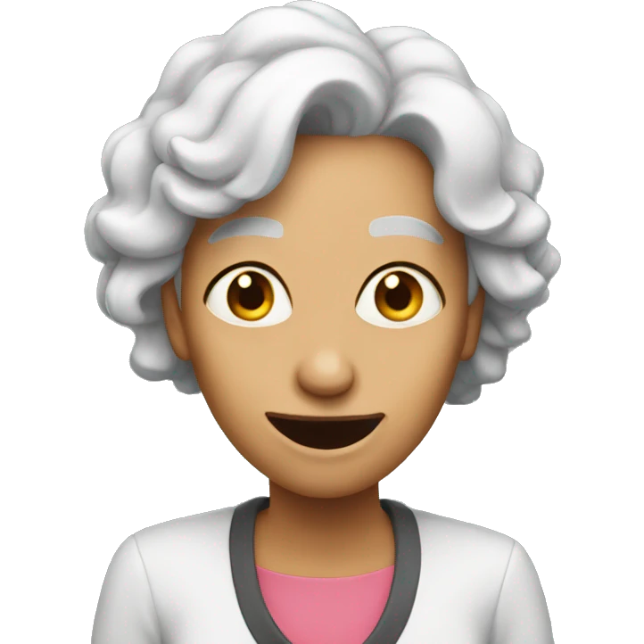 crazy lady emoji