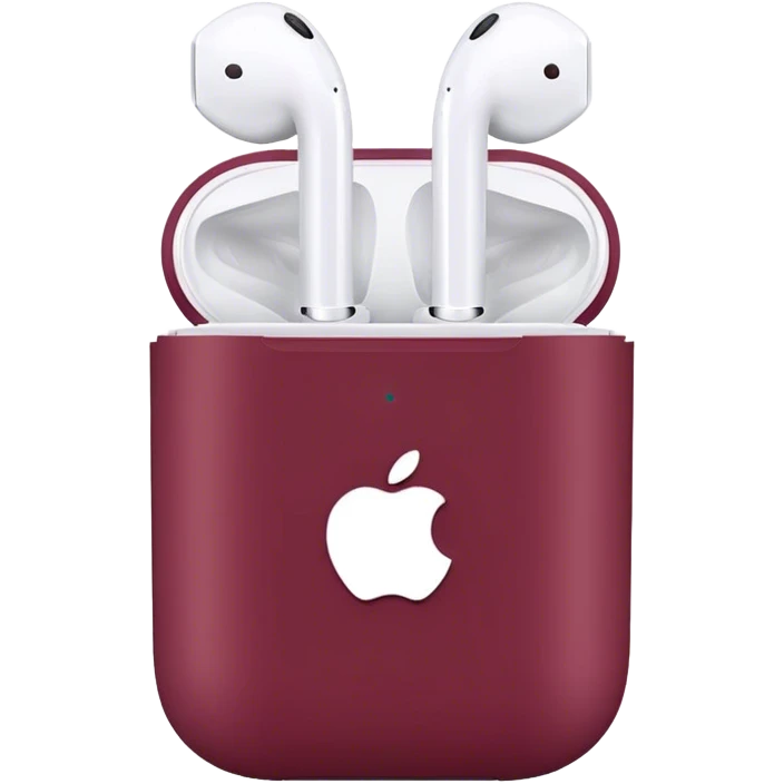 airpods Burgundy emoji