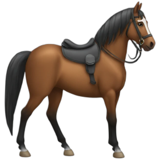 Queue de cheval emoji