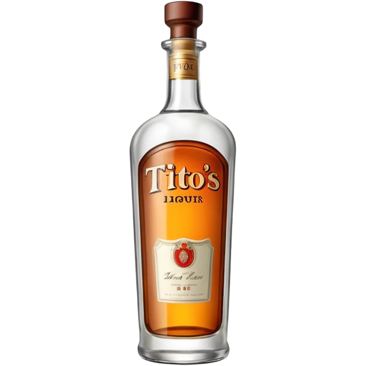 Tito’s liquor bottle emoji
