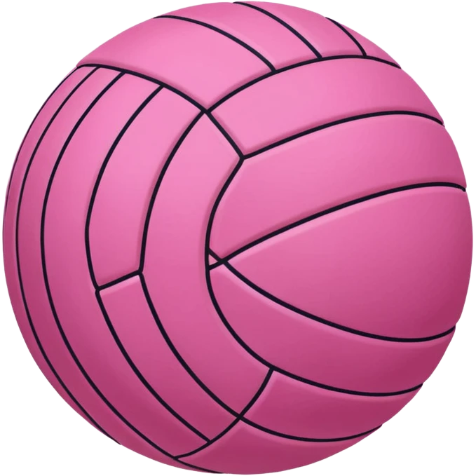 pink  volleyball emoji