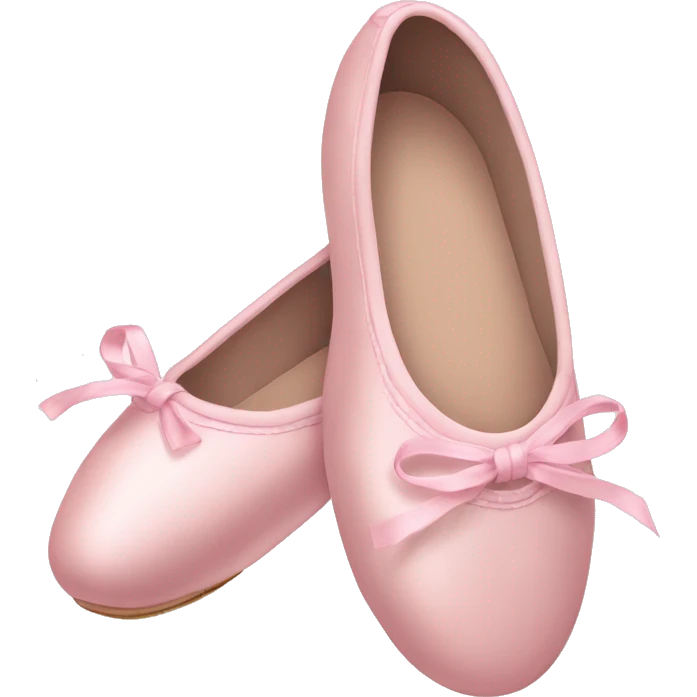 Pale pink ballet shoes emoji
