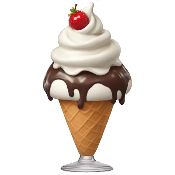 Ice cream sundae  emoji