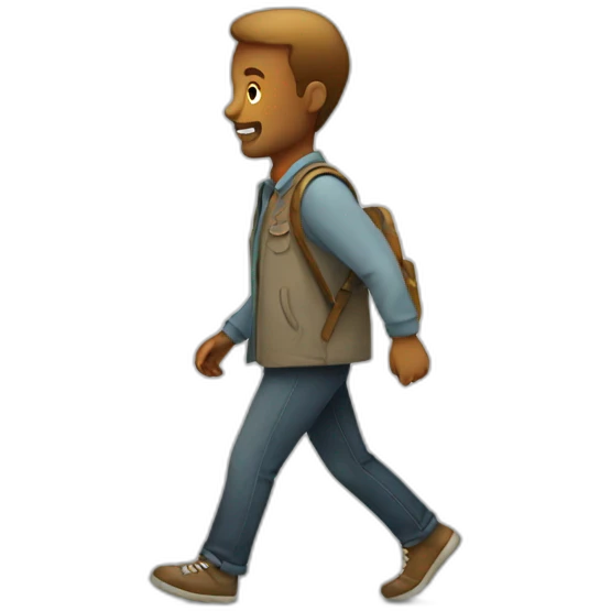 walking emoji
