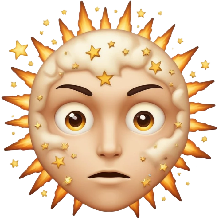 face with exploding mind and stars in eyes emoji