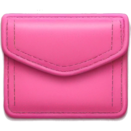 Pink Wallet with cards emoji