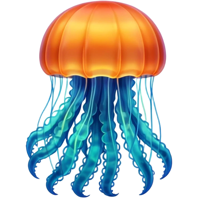 jellyfish with unique design and color but i want a simple one emoji