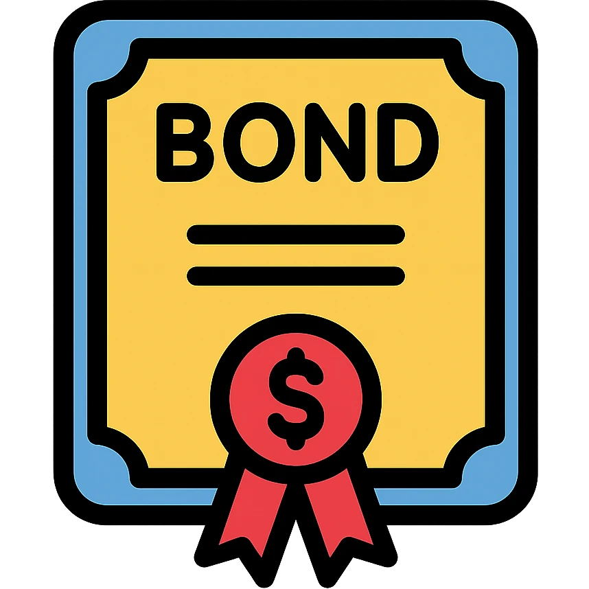 simple financial bond icon emoji