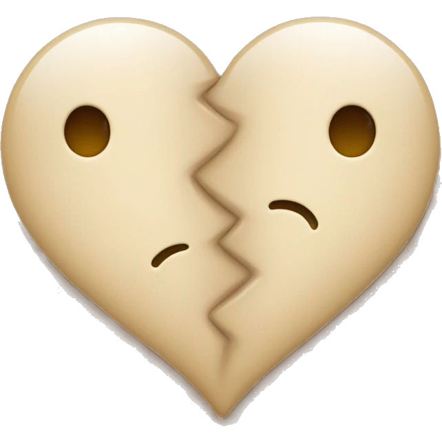 two beige hearts emoji