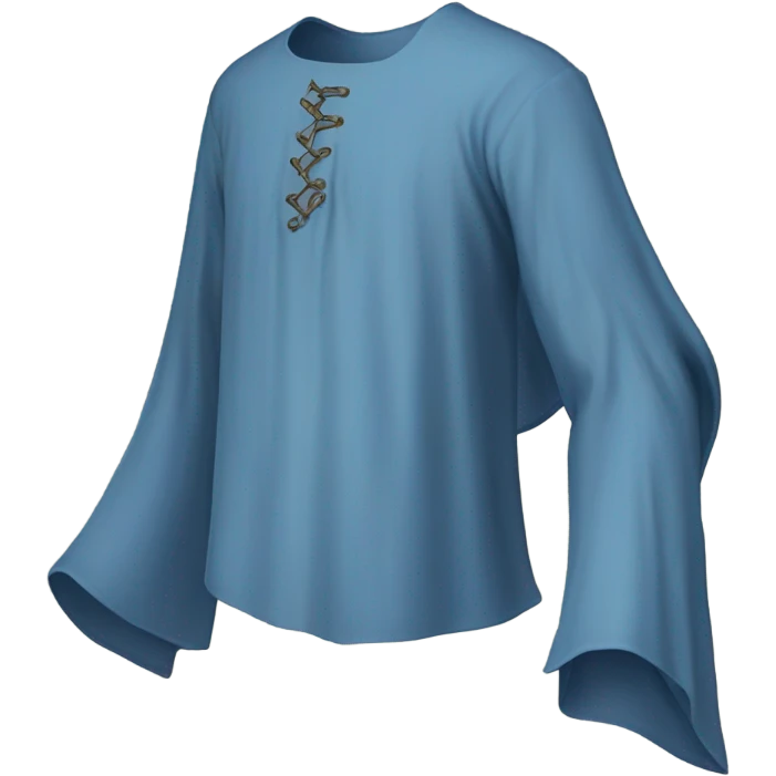 medieval shirt blue emoji