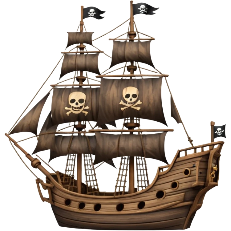 pirate ship emoji