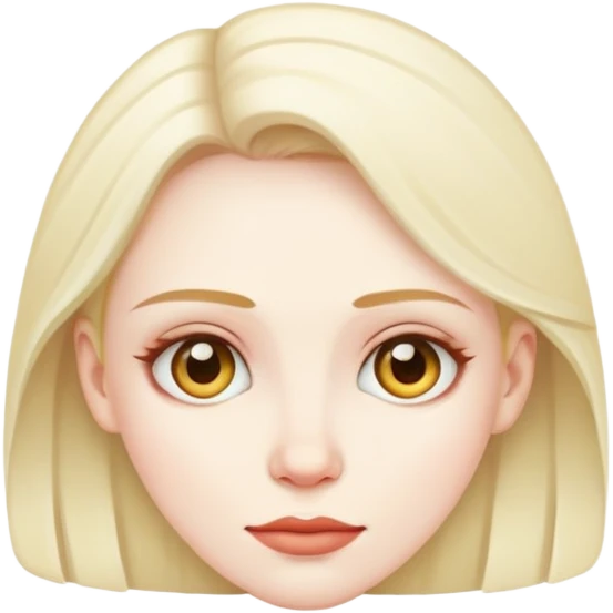 A woman saying sybau emoji