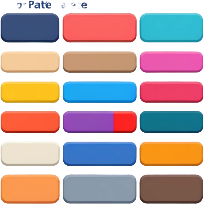 color palette guide book emoji