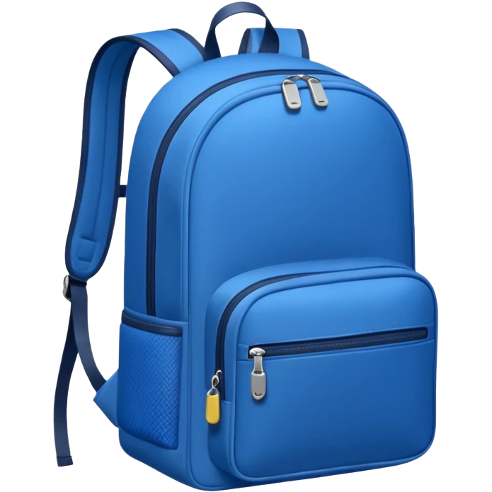Blue backpack emoji