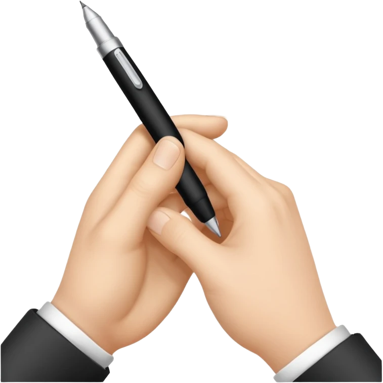 Ανοιγουν χερια και γραφει την λεξη συμβολισμος emoji