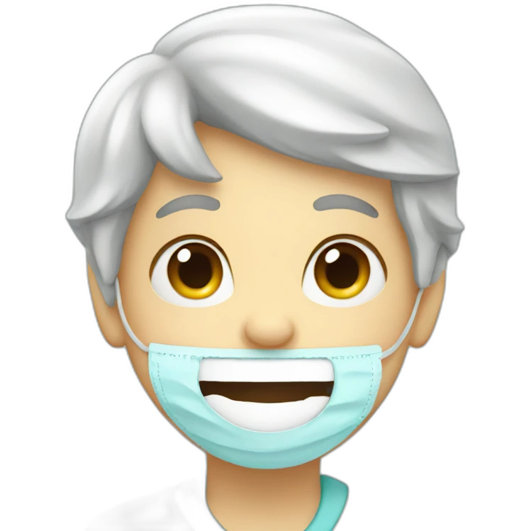patient at the dentist clinic emoji