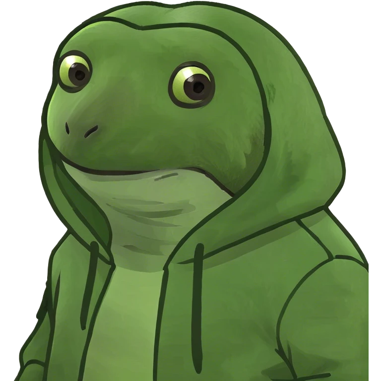 Sloth in a hoddie emoji