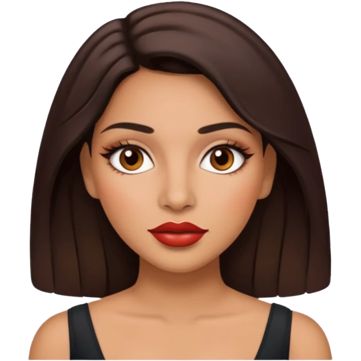 Latina maquillage  emoji
