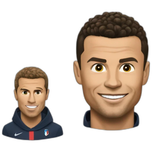 Ronaldo sur macron emoji