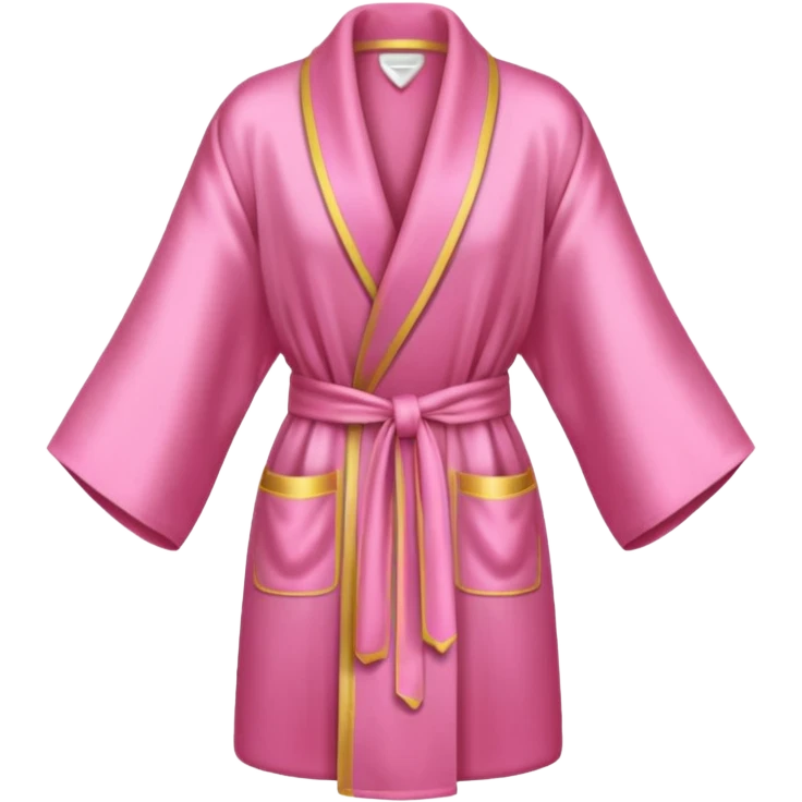 Pink robe emoji