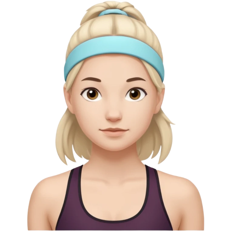girl wearing lululemon emoji