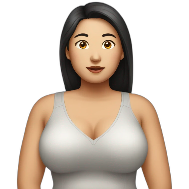 big-bosomed-Asian-woman emoji