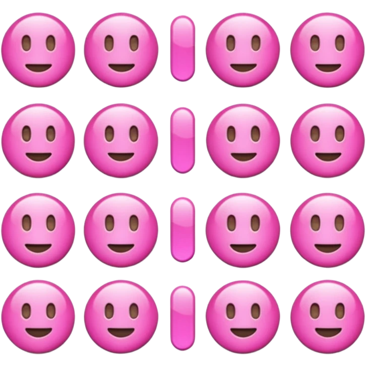 Icons rosa emoji