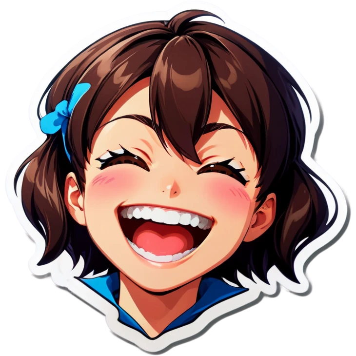 anime laugh emoji