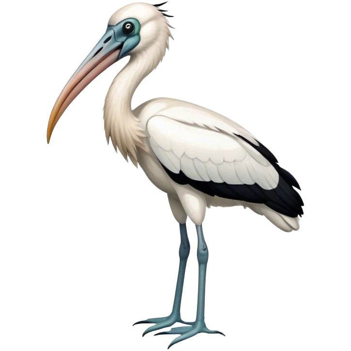 Wood stork emoji