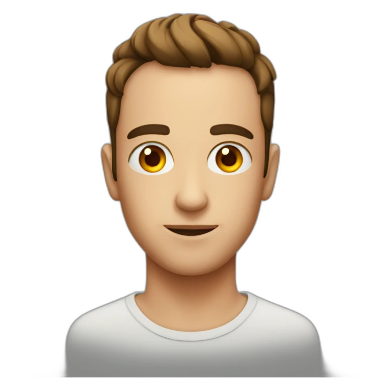 Homme au yeux rouge emoji