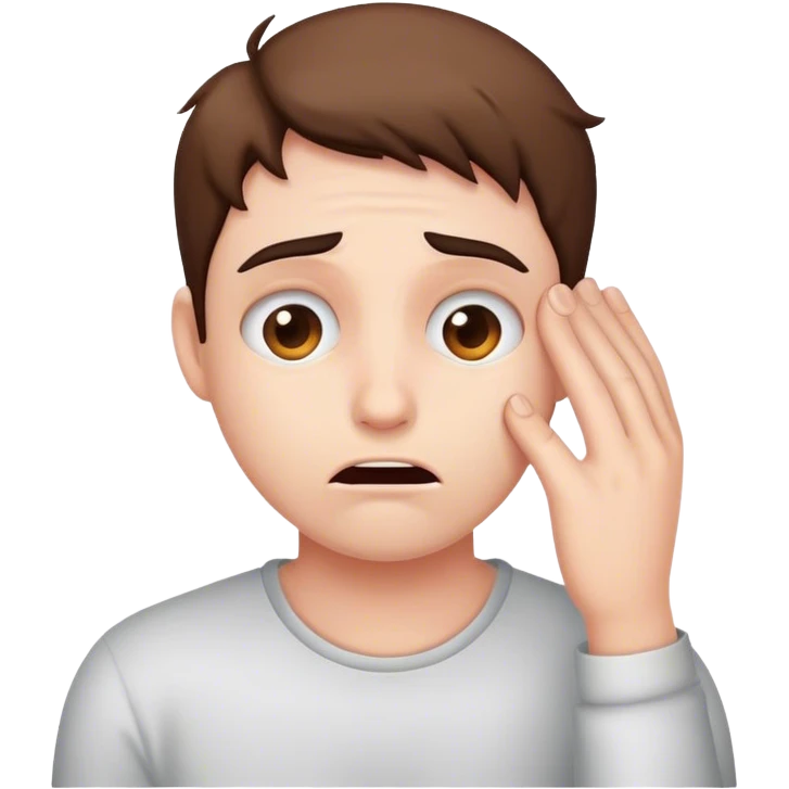Stressed out emoji
