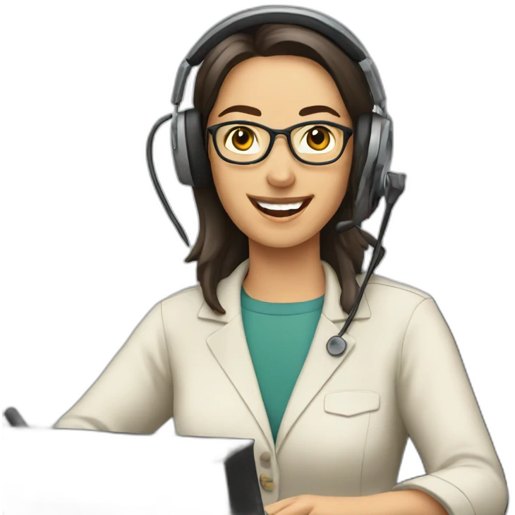 Radio locutor women emoji