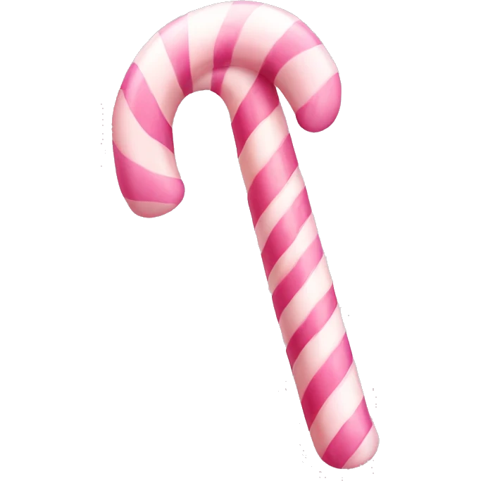 light pink candy cane emoji