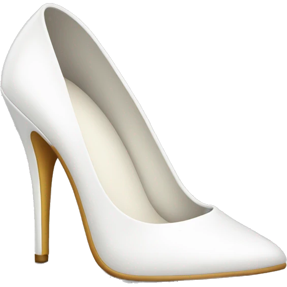 White high heel emoji