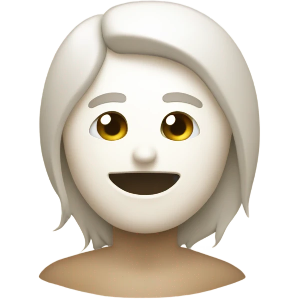 Logo YouTube beige et blanc  emoji