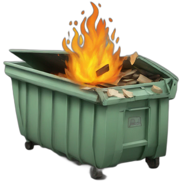 dumpster fire emoji