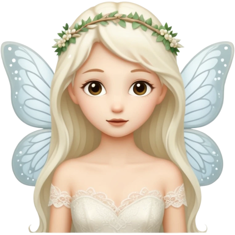 Fairy in a wedding dress emoji