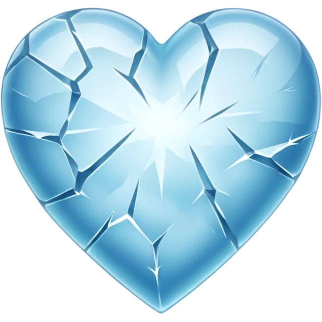 Frozen heart emoji