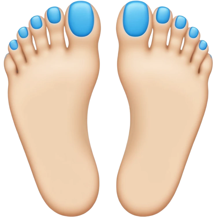 feet emoji but just entirely blue emoji