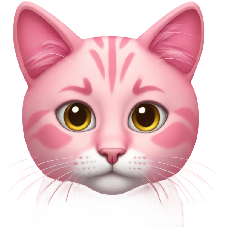pretty pink cat emoji