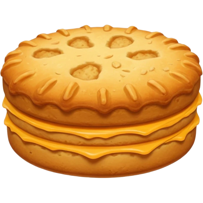 Biscuit simple sans visage emoji