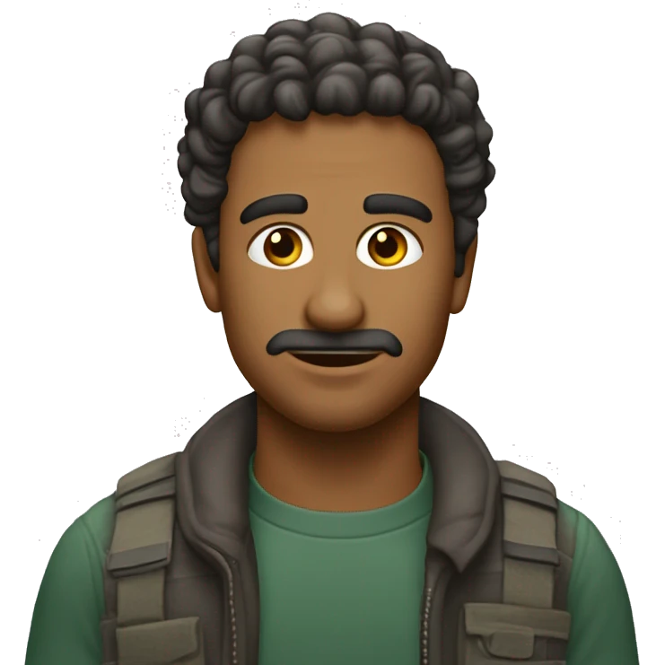 Дракон китайский очертание головы красный emoji