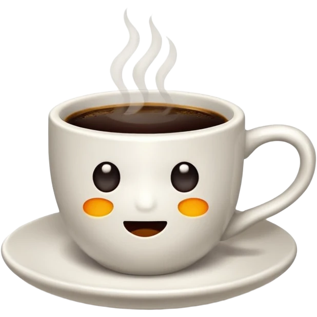 Bad coffee / sad coffee emoji