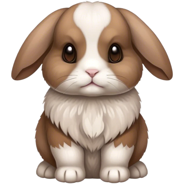 Holland lop bunny emoji