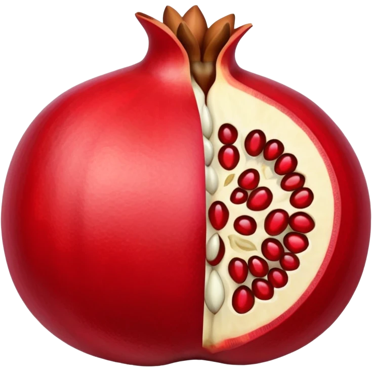 Opened pomegranate  emoji