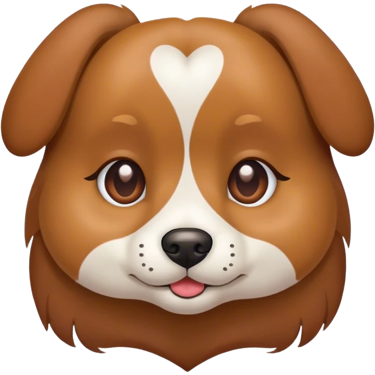Dog heart eyes emoji