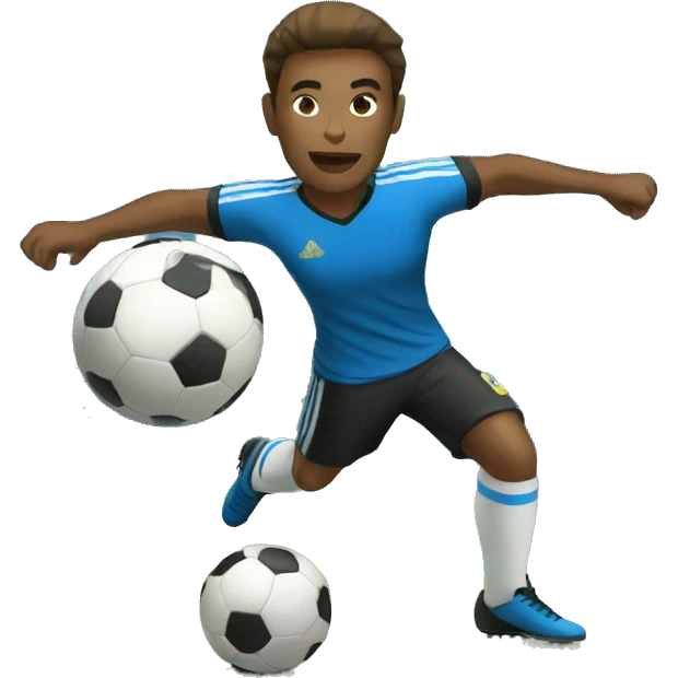 soccer shoot emoji