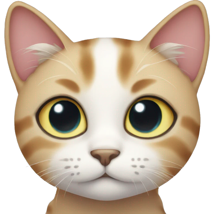 cat with cute eyes emoji